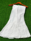 Lucknowi Chikankari Hand-Embroidered Georgette Sharara / Flared Bottom Wear