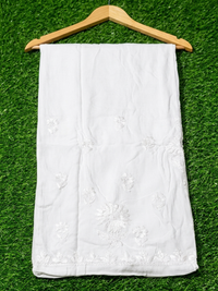 Lucknowi Chikankari Hand-Embroidered Rayon Palazzo Pants