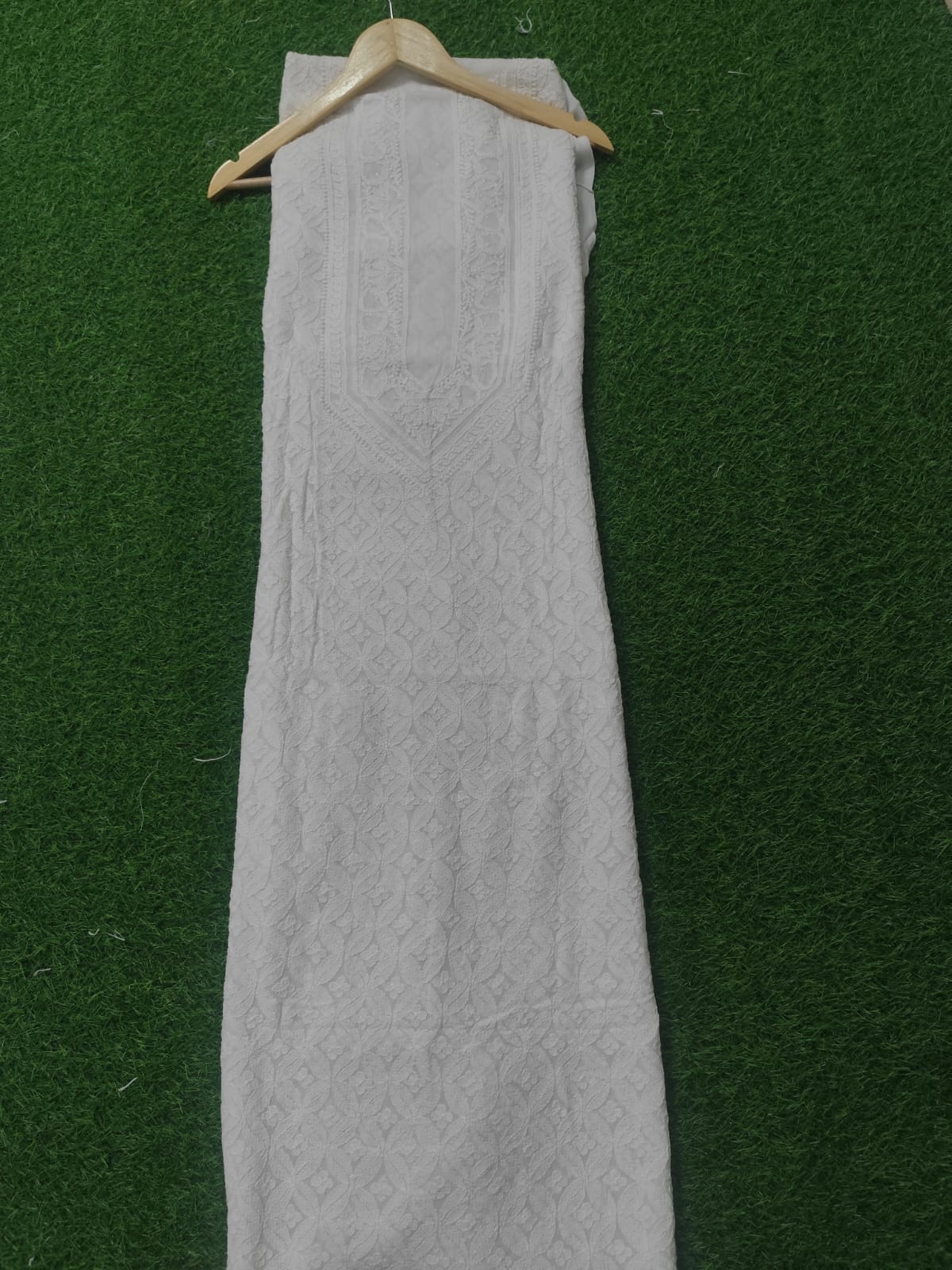 Unstitched Viscous Full jall kurta For Men -Uns/Ras/Visco Four