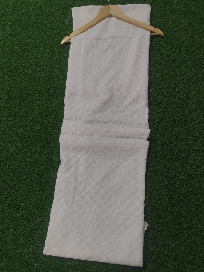 Unstitched Viscous Full jall kurta For Men -Uns/Ras/Visco one