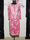 MYC Mal cotton Chikankari Kuri --Pink