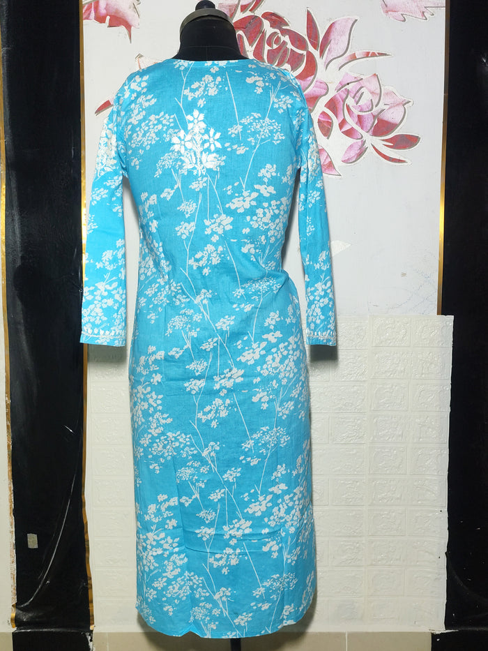 MYC Mal cotton Chikankari Kurti