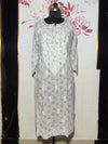 MYC Mal cotton Chikankari Kurti  Purple And White