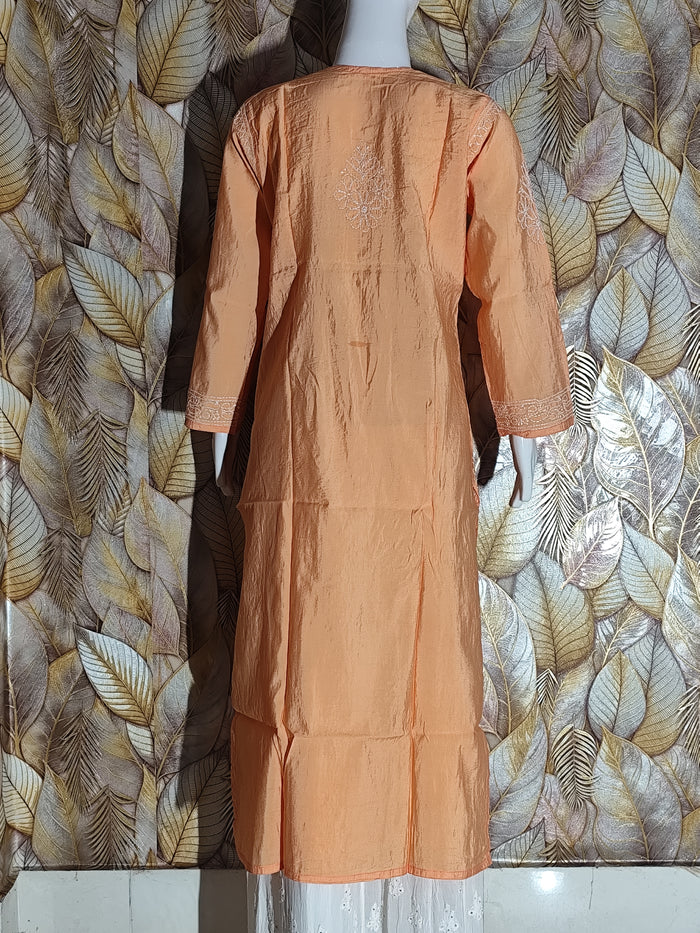 Chandari Hand Embroidery Bhakhiya  - Beige