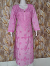 Chandari Kurti Tone To tone Ghas patti Work
