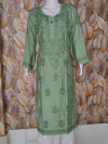 Chandari Kurti Tone To tone Ghas patti Work -172