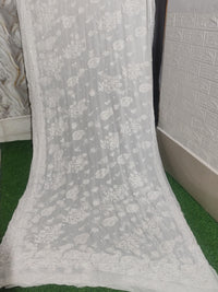 Pure Viscous Saree Heavy With cut Dana Moti(Pearl) And Sequence Work
