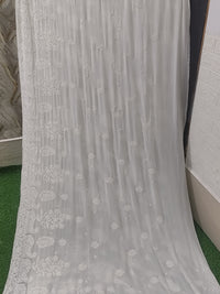 Pure Viscous Saree Heavy With cut Dana Moti(Pearl) And Sequence Work