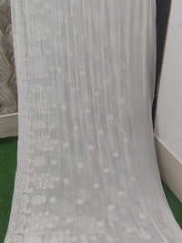 Pure Viscous Saree Heavy With cut Dana Moti(Pearl) And Sequence Work