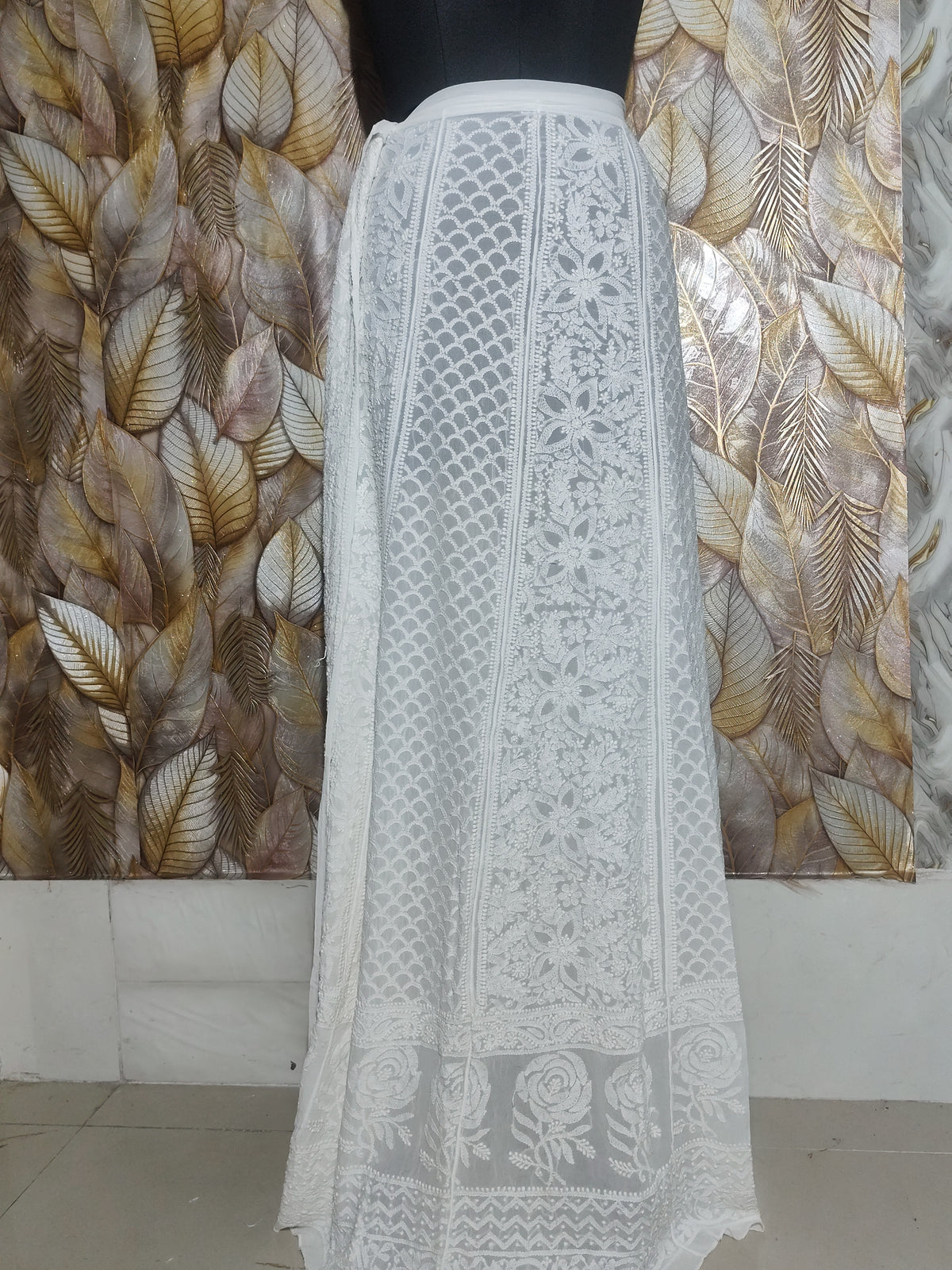 Elegance Redefined: Viscose Chikankari Lehenga