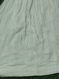White Viscose Sharara / Flared Palazzo