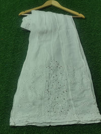 white Viscose Sharara / Flared Palazzo Fancy