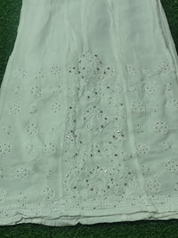 white Viscose Sharara / Flared Palazzo Fancy