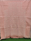 Pastel Pink Peach Unstitched Chikankari Suit Fabric | Pure Lucknowi Embroidery