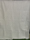 White-on-White Cotton Chikankari Hand-Embroidered Cotton Lucknowi Chikankari Unstitched Suit Piece