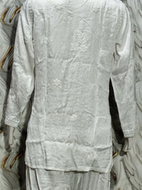 Pure Cotton Lucknowi Chikankari Button-Down Co-ord Set