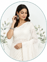 Chikan Saree