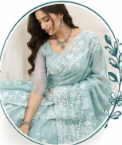 Chikankari Saree