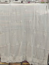 Ivory Pure Georgette Chikankari Dupatta | Lightweight | Lucknowi Embroidery