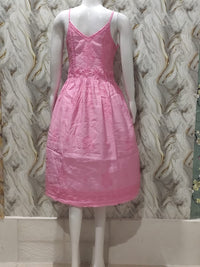Chikankari Strip Single Dress