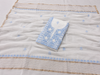 Pristine White Mul Chanderi Suit Piece Pastel Blue Chikankari Suit Piece